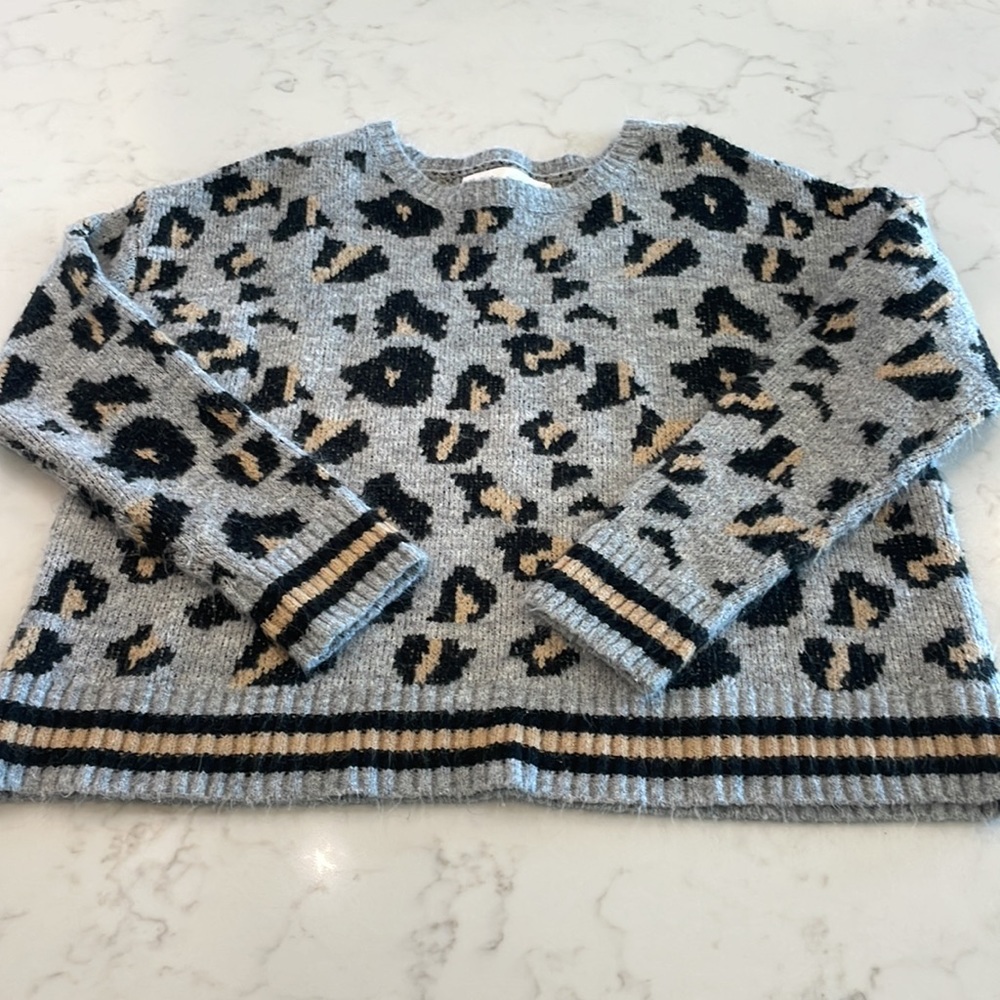 Vintage Havana Leopard Print Sweater
